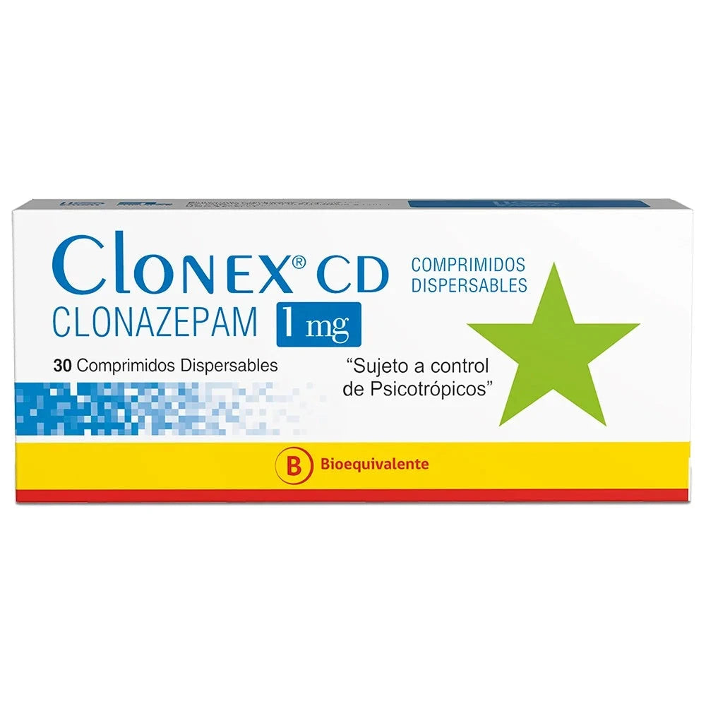 Clonex CD 1 Mg X 30 Comprimidos (Venta solo en sucursal) SAVAL